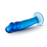 B Yours Sweet N Small 6in Blue Realistic Dildo with Suction Cup DONGS