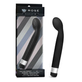 Rose Scarlet G Black G-Spot Vibrator Waterproof 7 Inch Vibrators - G Spot