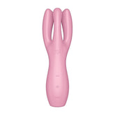 Satisfyer Threesome 3 Layon Vibrator Pink 8.5 Inches > Vibrators > Vibrating Pads