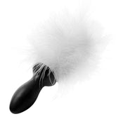 White Bunny Tail Anal Plug for Playful Intimacy and Pleasure Tails