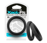 Xact Fit 21 Two Point One Inch Two Pack COCK RING Set
