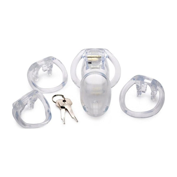 Clear Captor Chastity Cage - Medium – Adult Stuff Warehouse