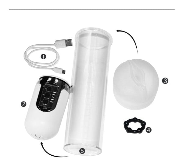 Maximizer Worx VX5 Rechargeable Pump White Adult Stuff Warehouse