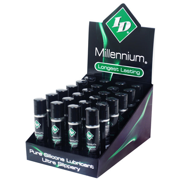 ID Millennium Silicone-Based Personal Lubricant 1 oz Travel-Friendly Bottle Secondary image