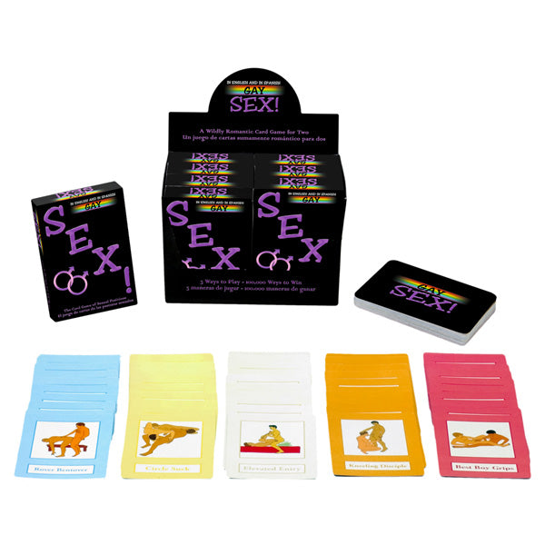 Gay Sex Card Game – Color-Coded Intensity Foreplay and Position Card Game Secondary image
