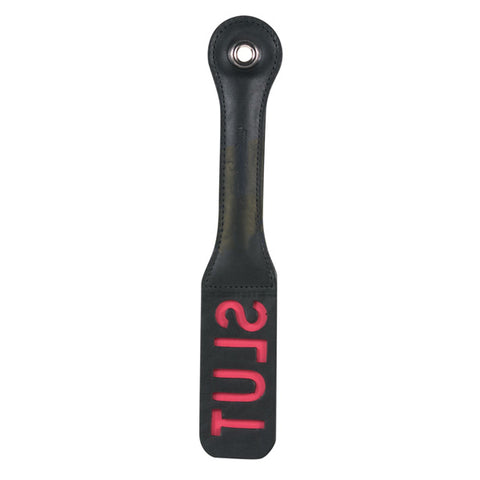 Leather Impression Paddle 12 Inch Hand-Stitched Leather Paddle > Bondage Gear > Paddles
