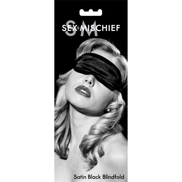 Sex & Mischief Satin Blindfold – Soft Comfortable Eye Mask > Bondage Gear > Blindfolds