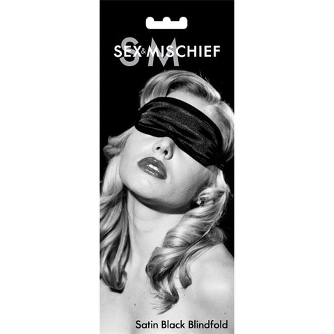 Sex & Mischief Satin Blindfold – Soft Comfortable Eye Mask > Bondage Gear > Blindfolds