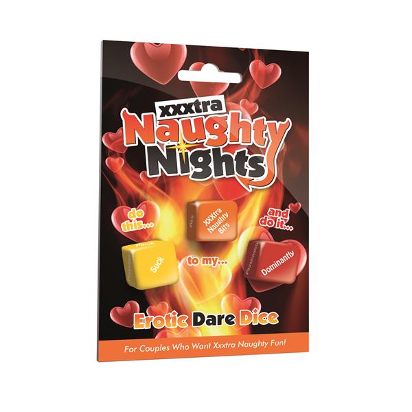 XXXtra Naughty Nights Dice Set – Erotic Dice Game Accessory, Three Dice Set > Novelties > Games