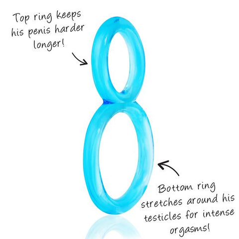 Ofinity Double Erection Ring – Stretchy Silicone Adjustable Cock Ring > Cock Ring > Single