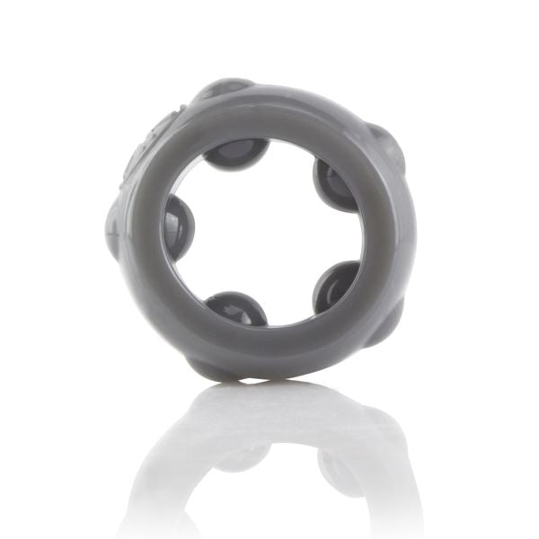 Ringo Ranglers Cannonball – Stretch Silicone Cock Ring with Firm Pleasure Balls > Cock Ring > Single