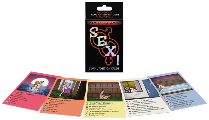 Adventurous Adventurous Sex Card Game – Visual Cards Couples Game > Novelties > Card Games