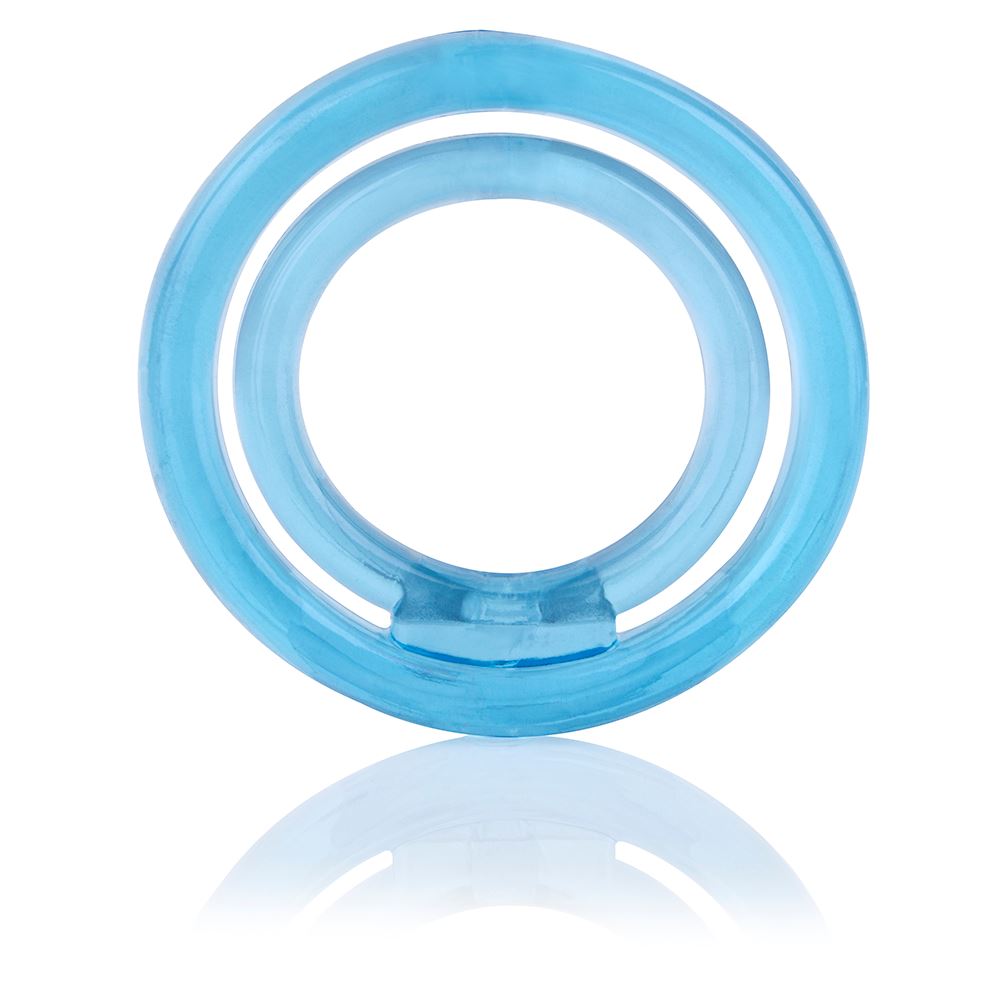 Screaming O RingO2 – Stretchy Latex-Free Waterproof Double Ring Cock Ring Blue > Cock Ring > Single
