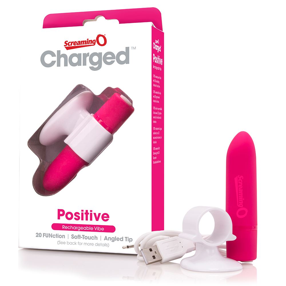 Screaming O Charged Positive Rechargeable Waterproof Bullet Vibrator > Vibrators > Mini Vibrators