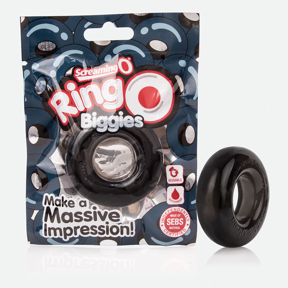 RingO Biggies Thicker Stretchy SEBS Cock Ring > Cock Ring > Single