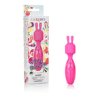Tiny Teasers Bunny Vibrator Rechargeable Mini Travel Wand Vibrator > Sex Toys For Ladies > Clitoral Vibrators and Stimulators