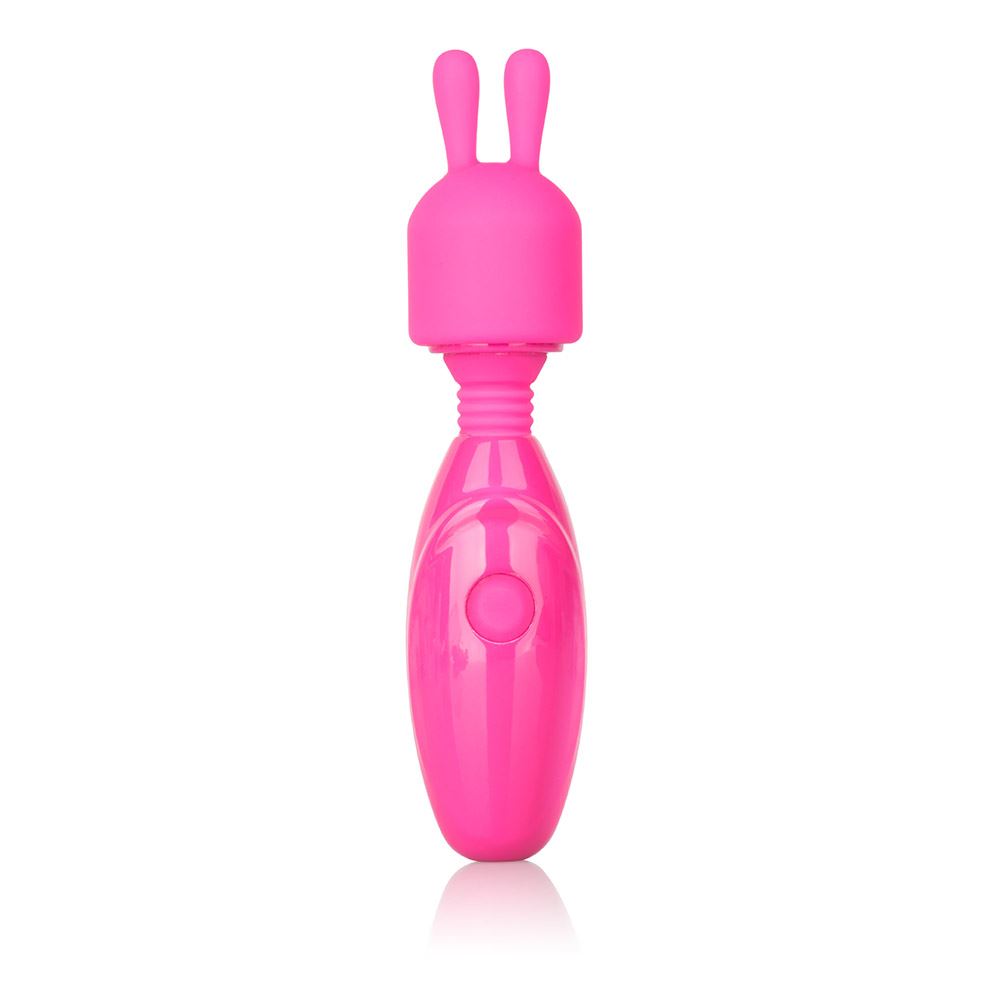 Tiny Teasers Bunny Vibrator Rechargeable Mini Travel Wand Vibrator > Sex Toys For Ladies > Clitoral Vibrators and Stimulators