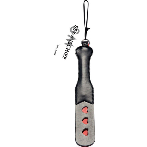Sex And Mischief Heart Paddle – Split Surface Design Paddle > Bondage Gear > Paddles