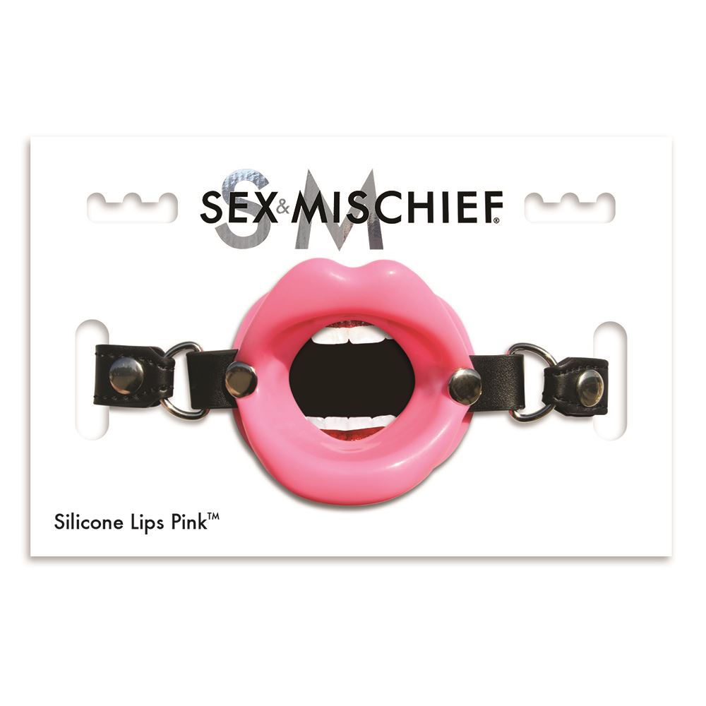 Sex & Mischief Silicone Lips Mouth Gag with 63.5 cm Strap Mouth Gag > Bondage Gear > Gags and Bits