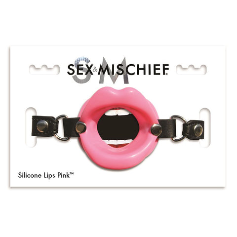 Sex & Mischief Silicone Lips Mouth Gag with 63.5 cm Strap Mouth Gag > Bondage Gear > Gags and Bits