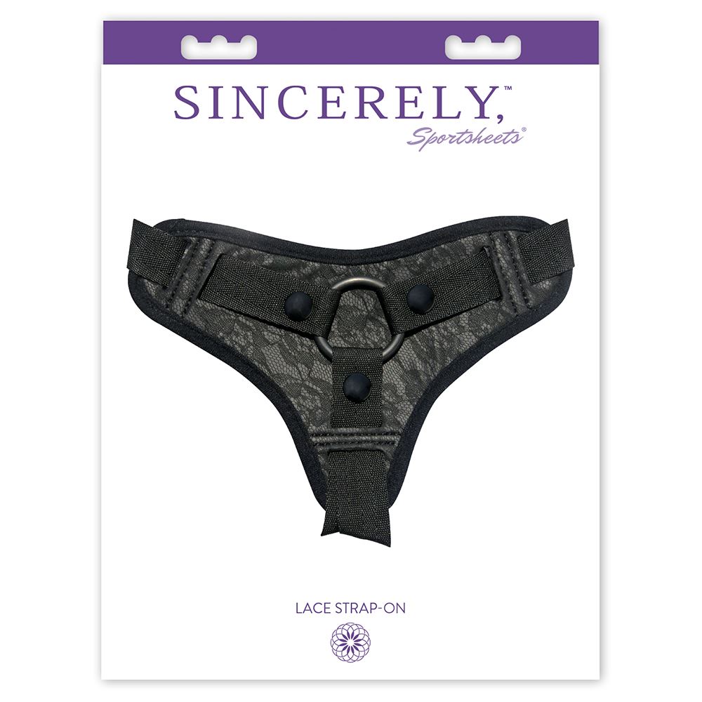 Sportsheets Sincerely Lace Strap-On Harness – Adjustable Fit Up to 60 Inches Strap-On Harness > Dildos > Strap On Harnesses