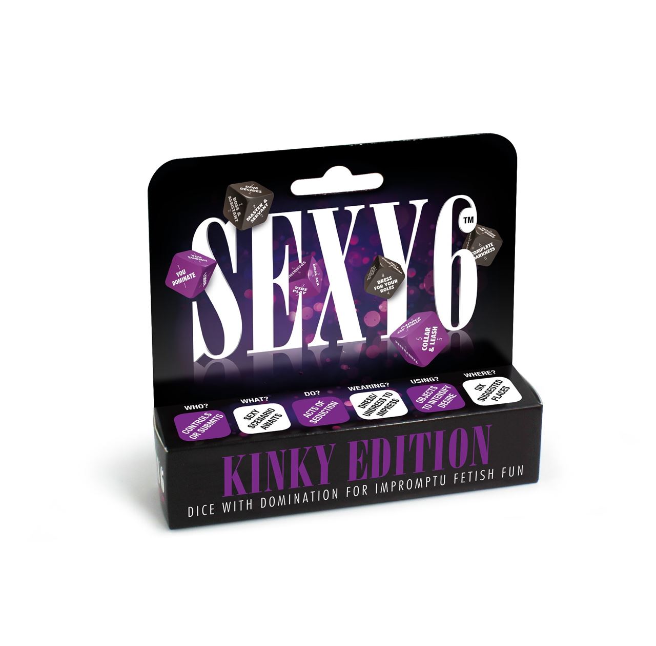 Sexy 6 Dice Kinky Edition – Adult Game > Novelties > Games