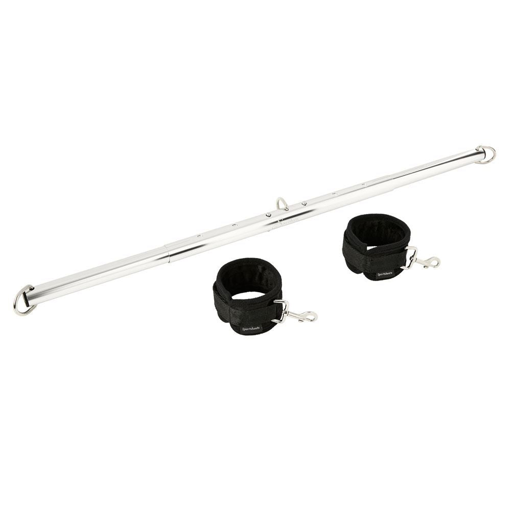 Expandable Spreader Bar and Cuff Set – Adjustable Restraint Bar with Cuffs Bondage Set > Bondage Gear > Restraints Main image