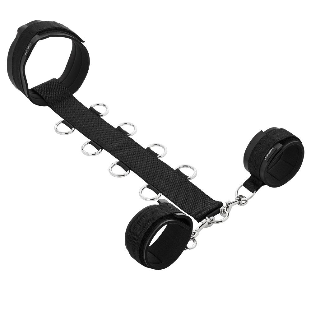 Soft Nylon Neck and Wrist Restraint with Neoprene Cuffs – Nylon Restraint Set > Bondage Gear > Restraints