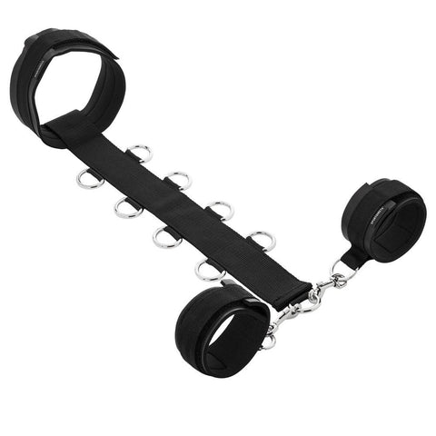 Soft Nylon Neck and Wrist Restraint with Neoprene Cuffs – Nylon Restraint Set > Bondage Gear > Restraints