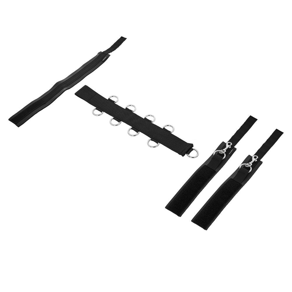 Soft Nylon Neck and Wrist Restraint with Neoprene Cuffs – Nylon Restraint Set > Bondage Gear > Restraints