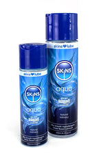 Skins Aqua Water-Based Lubricant – 4.4oz & 8.5oz > Lube > Water Based