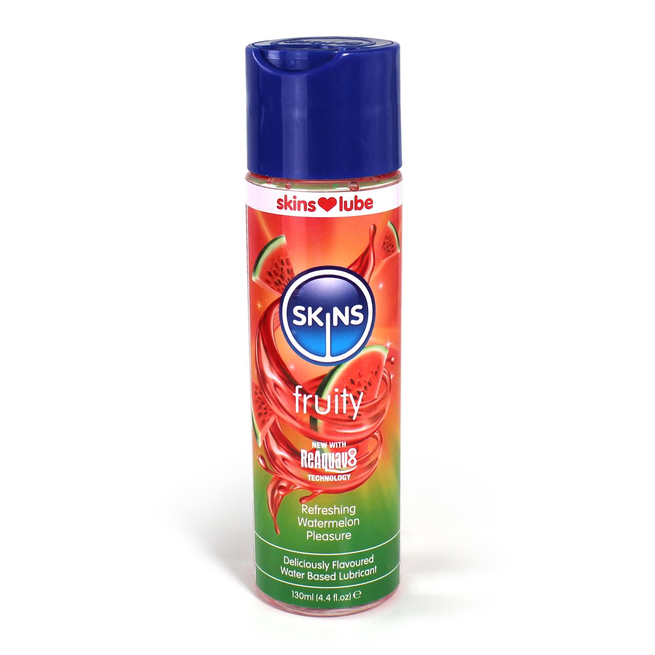 Skins Watermelon Water-Based Lubricant 4.4 Fl Oz Enhanced Oral Play Gel > Lube > Flavoured
