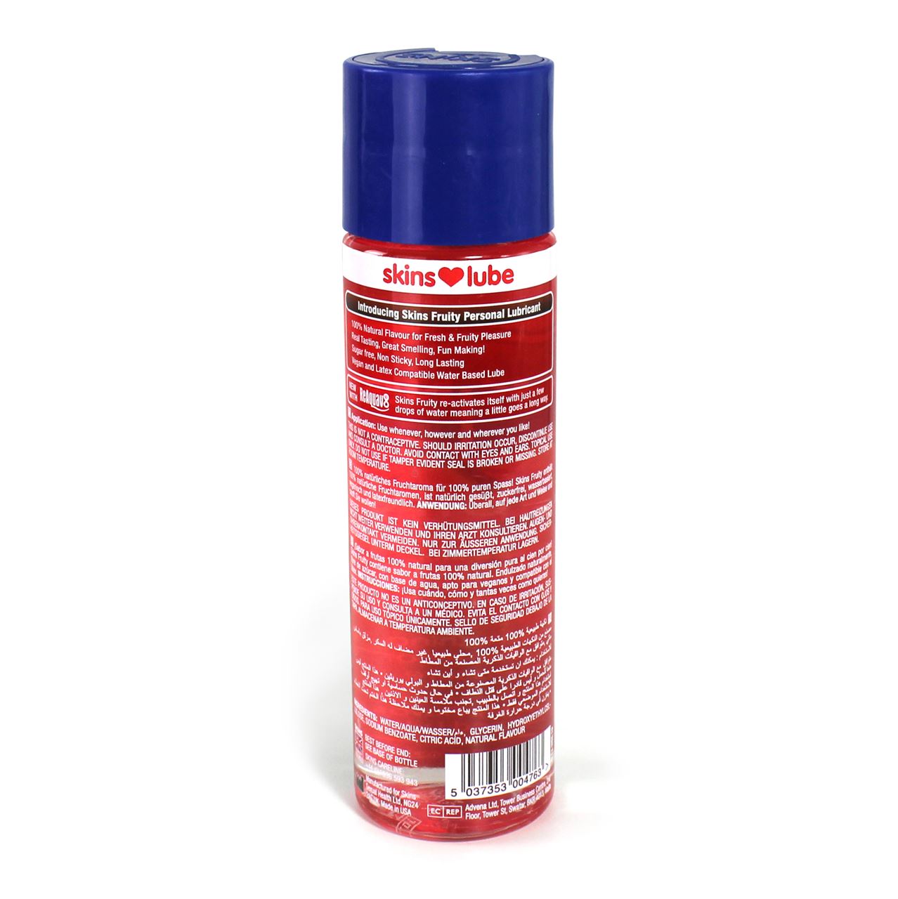Skins Watermelon Water-Based Lubricant 4.4 Fl Oz Enhanced Oral Play Gel > Lube > Flavoured