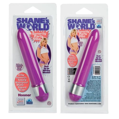 Shanes World Sorority Party Nooner Green Multi-Speed Massager Purple > Vibrators > Realistic Vibrators