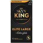 Skyn King Elite Extra Glide Large Condoms 10 Pack - Ultra Thin Large > Essentials > Condoms