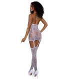 Lace and Opaque Seam Garter Dress – Women's Lingerie > Clothes > Dresses and Chemises