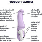 Satisfyer Vibes Charming Smile Rechargeable Silicone G-Spot Vibrator > Sex Toys For Ladies > G-Spot Vibrators