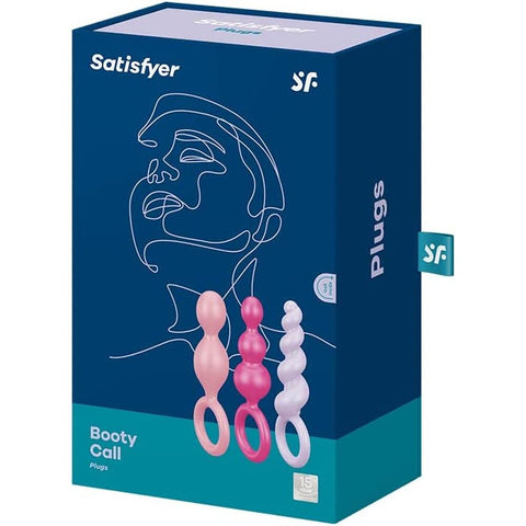 Satisfyer Booty Call Set of 3 (Multicolor) Flexible 5.5 "Anal Plugs > Anal Range > Anal Beads