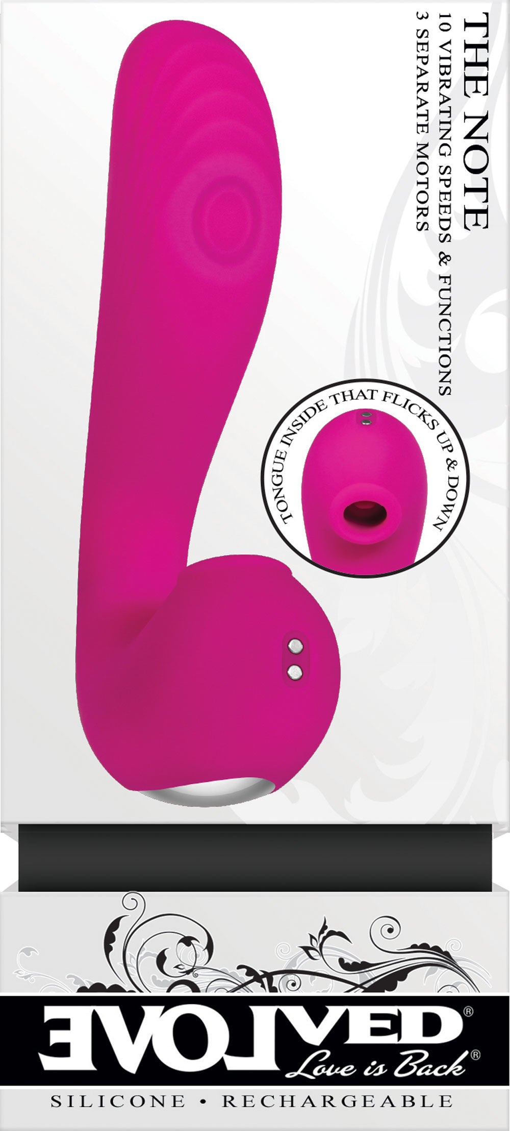 The Note Rechargeable G-Spot Vibrator with 10 Speed Settings Vibrators
