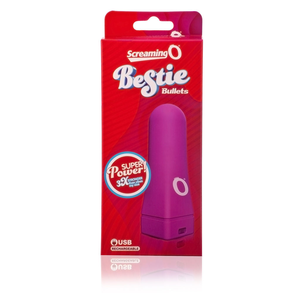 Screaming O Bestie Bullet Vibrator Pink Rechargeable Toy BULLETS