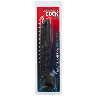 Dildos and Dongs Dick Rambone Cock Black Large Size Black Dildos & Dongs