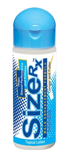 Size Rx Male Enhancement Lotion 2 Oz – Topical Formula for Improved Firmness and Sensation Blue > Essentials > Mens Enhancers