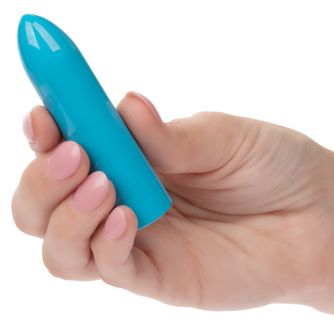 Turbo Buzz Classic Blue Bullet Vibrator Waterproof Rechargeable BULLETS