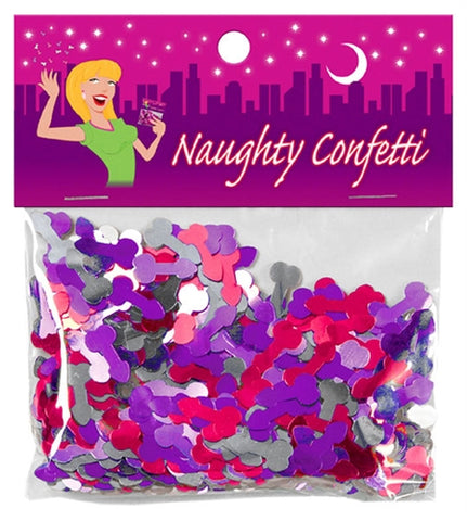 Naughty Confetti Penis Shaped Party Supplies for Bachelorettes Multi Bachelor & Bachelorette Items