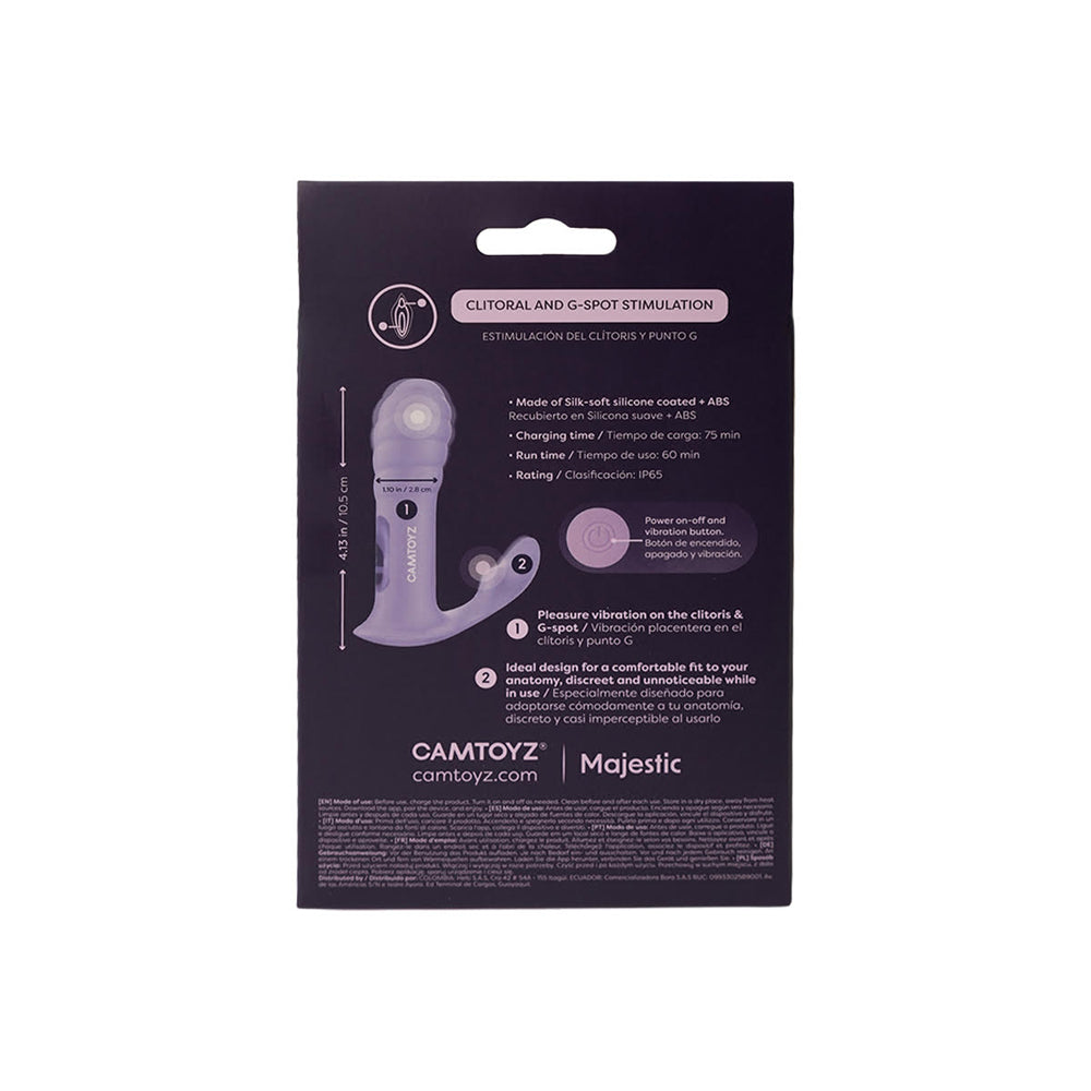 Camtoyz Juven Majestic – Rechargeable Silicone Vibrator with 10 Modes > Vibrators > Ladies > Clitoral Vibrators and Stimulators