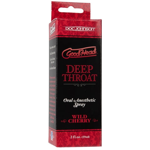 GoodHead Deep Throat Spray 59 ml - Wild Cherry Flavor Default Title Oral Gels & Sprays