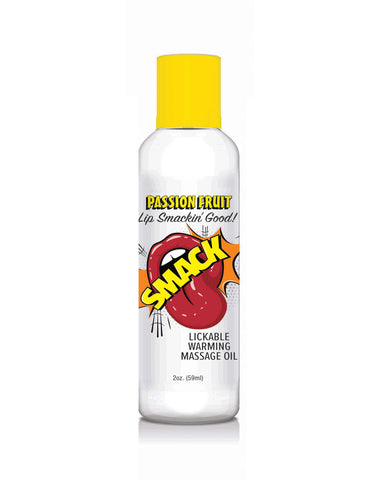 Smack Passion Fruit Warming Lickable Massage Oil 2 oz Massage Oil