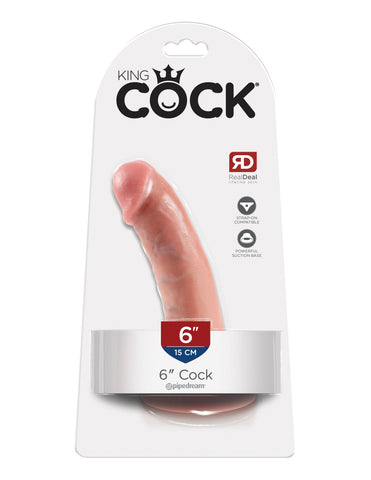 King Cock 6 Inch Realistic Flesh Dong Dongs Realistic