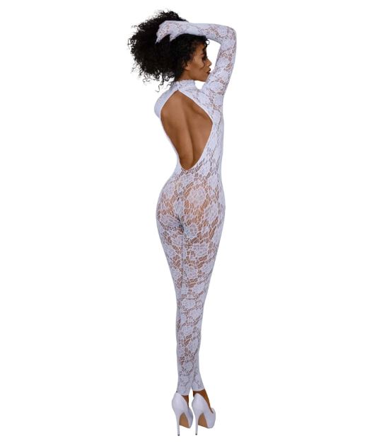 Gloved Bodystocking Dmnd – Nylon Spandex Bodystocking > Clothes > Bodies and Playsuits