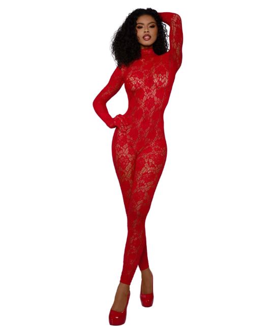 Gloved Bodystocking Dmnd – Nylon Spandex Bodystocking > Clothes > Bodies and Playsuits
